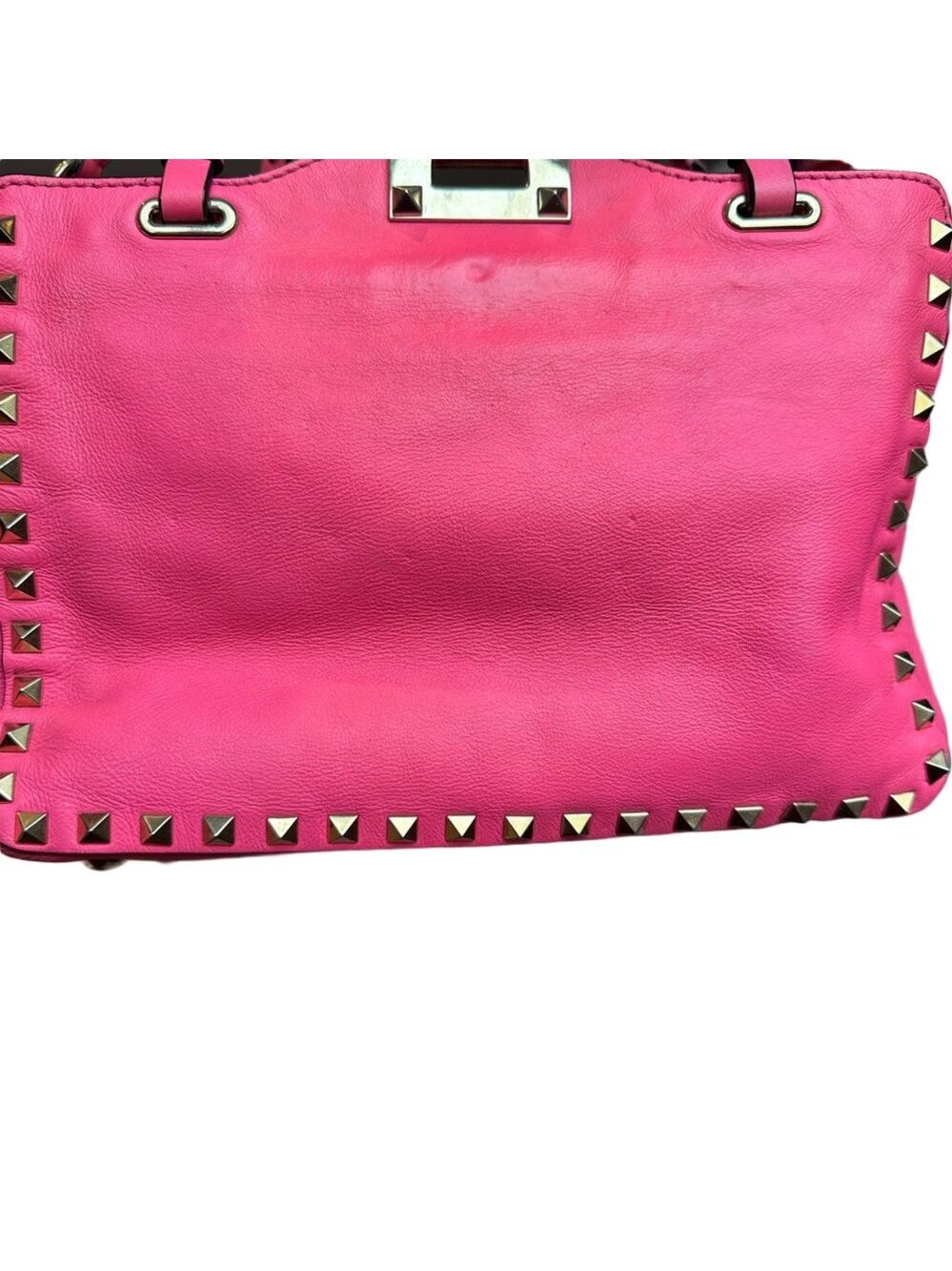 Valentino Pink Rockstud Tote - Picture 5 of 9